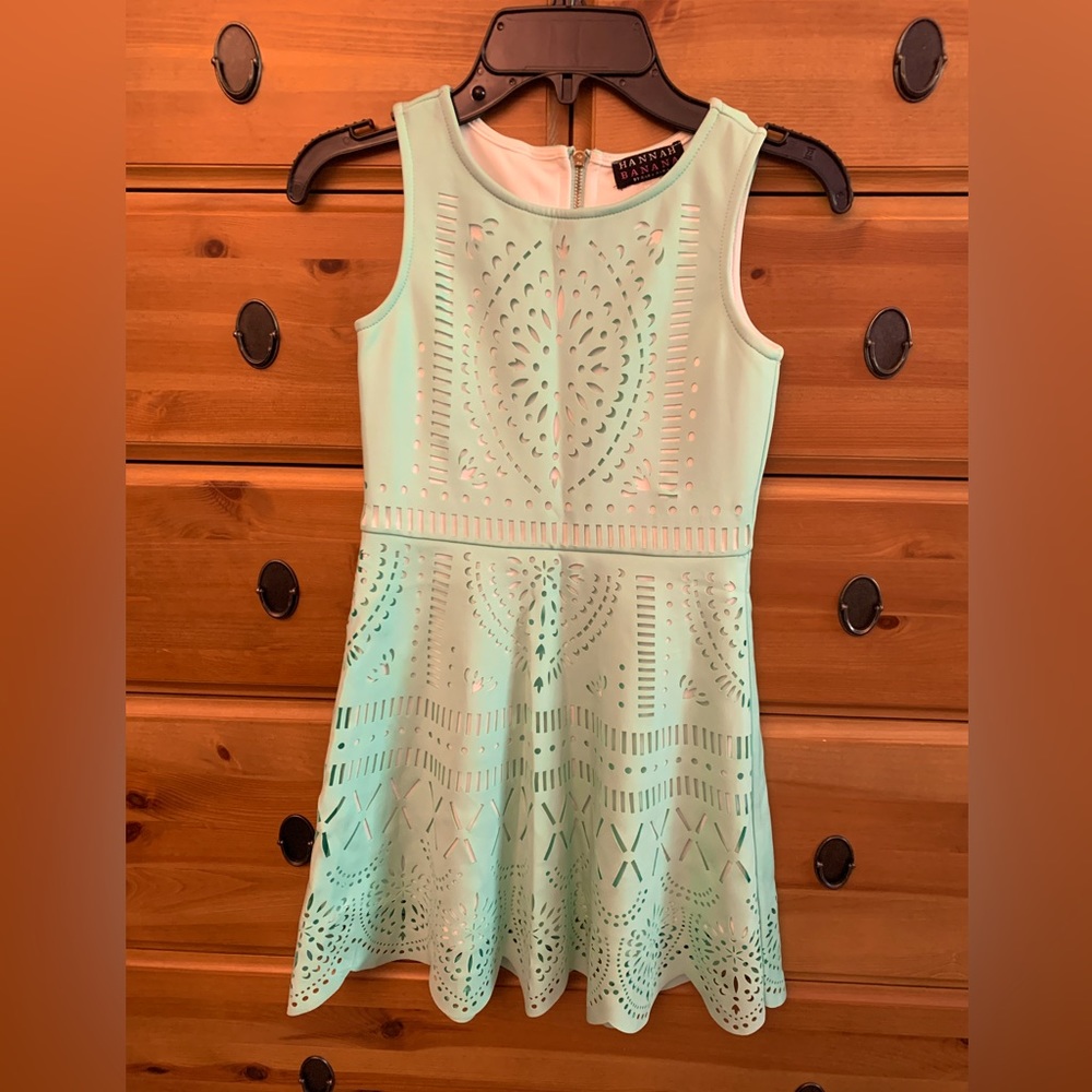 Hannah Banana mint green dress. Youth sz 7
